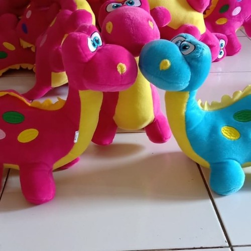 Foto Produk BONEKA BRONTOSAURUS, DINOSAURUS || GROSIRAN BONEKA TERMURAH - Biru Muda dari Mishell Boneka-karpet