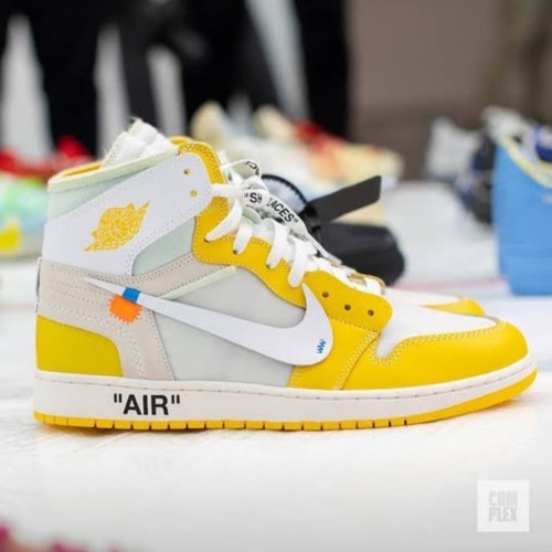 jordan 1 canary off white