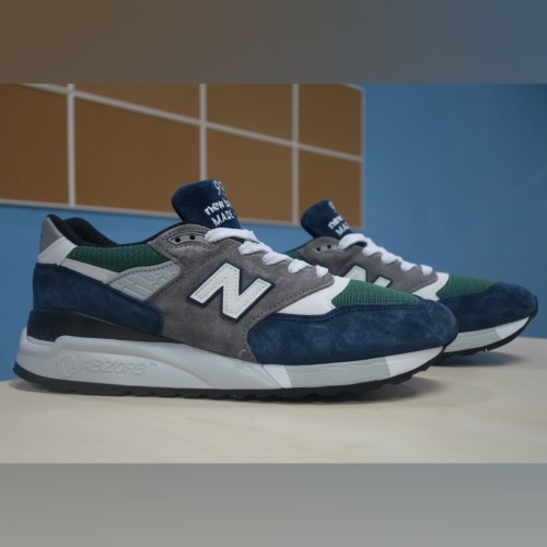 new balance 998 blue green