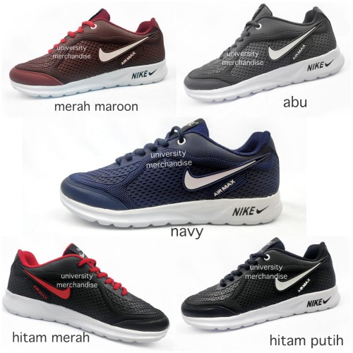 Foto Produk BIG SIZE SEPATU SNEAKERS PRIA SEPATU NIKE FULL KARET OLAH RAGA LARI - Abu-abu, 44 dari University Merchandise