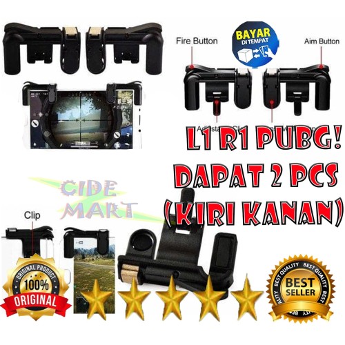 Jual TOMBOL R1 L1 MURAH PUBG Rules Of Survival GAMING