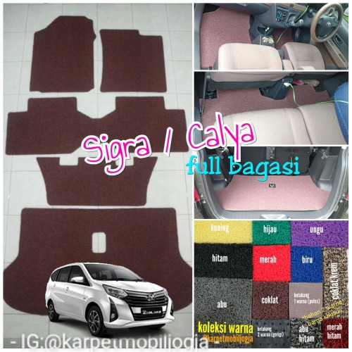 Foto Produk karpet mie Sigra Calya full bagasi dari SMR Karpet Mobil Jogja