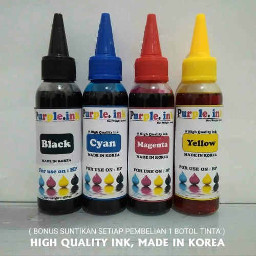 Foto Produk Tinta isi ulang / Refill untuk printer HP ( isi 100ml ) dari KENANGA-COM