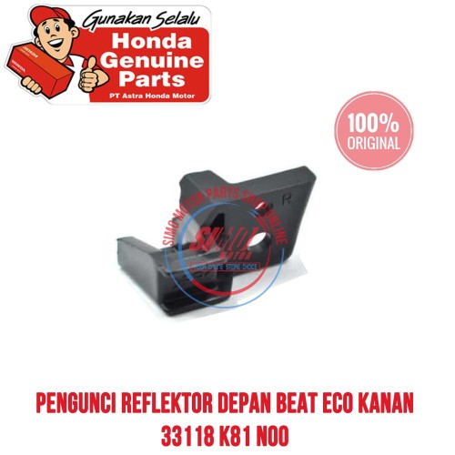 Foto Produk Bracket Breket Dudukan Reflektor Depan Beat Esp Eco Kanan 33118 K81 N0 dari Simo Motor
