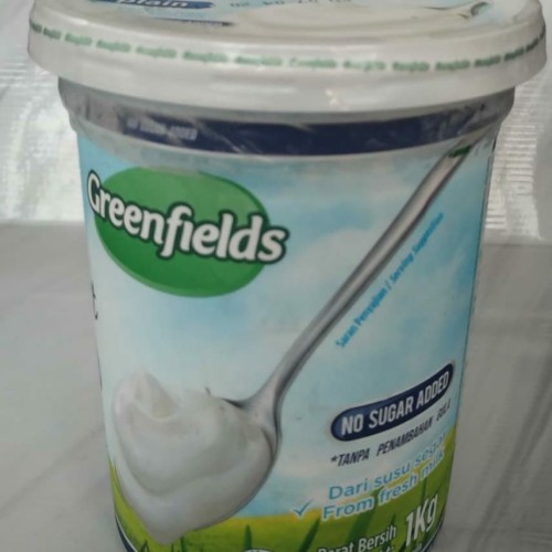 Foto Produk Yogurt Greenfield Plain no sugar 1kg dari cubecreamery