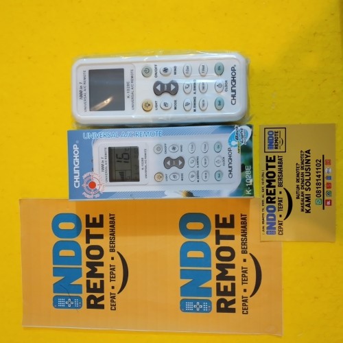 Foto Produk REMOTE AC MULTI CHUNGHOP UNIVERSAL dari IndoRemote