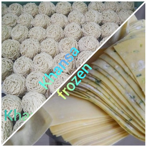Foto Produk Mie + pangsit. Mie ayam Mentah paket coba2. - STANDART dari Khansa Frozen
