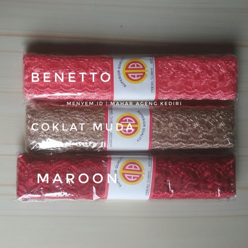 Foto Produk Renda kaca per 90 cm organdi dari maharpare