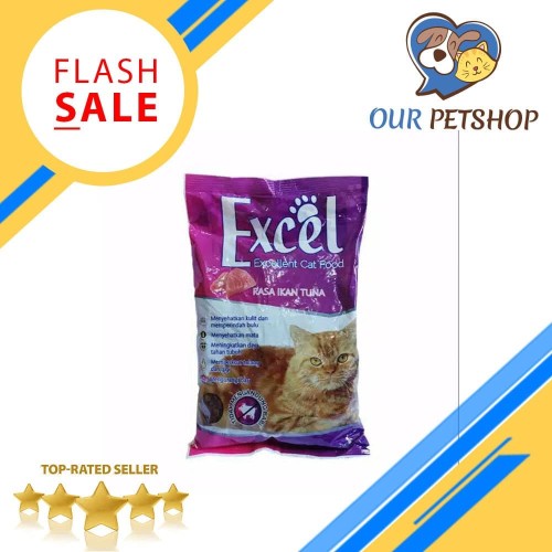 Jual MAKANAN KUCING MURAH EXCEL IKAN REPACK 500GR - Kota Tangerang
