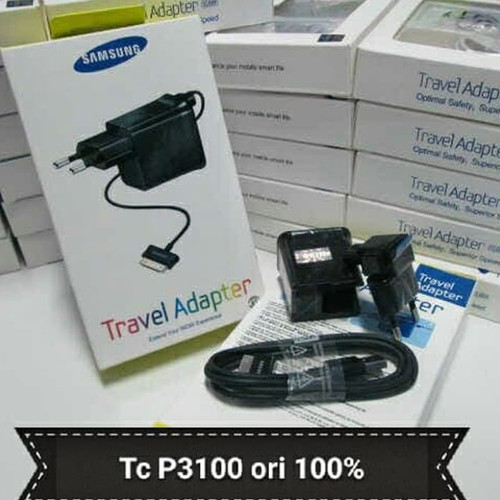 Foto Produk Charger Samsung Galaxy Tab 1/2/7/7'7/8.9/10.1/Original - Hitam dari Maju Accesoriass