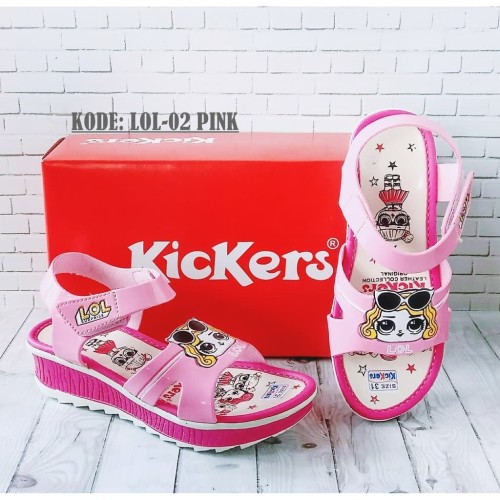 Foto Produk Sandal anak kickers perempuan sendal murah / sendal lol hello kitty dari Ramadhanis