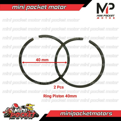 Foto Produk Ring Piston 40 mm Motor Mini Trail / Mini GP Standart dari Mini Pocket Motor