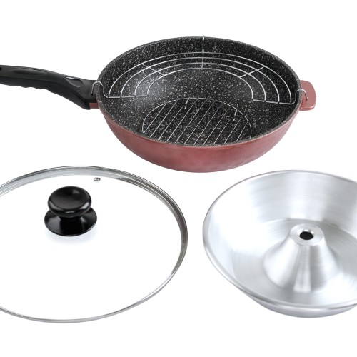 Foto Produk Wok Die Cast 30 cm Super Kitchen ORIGINAL FULL SET dari deeBlues