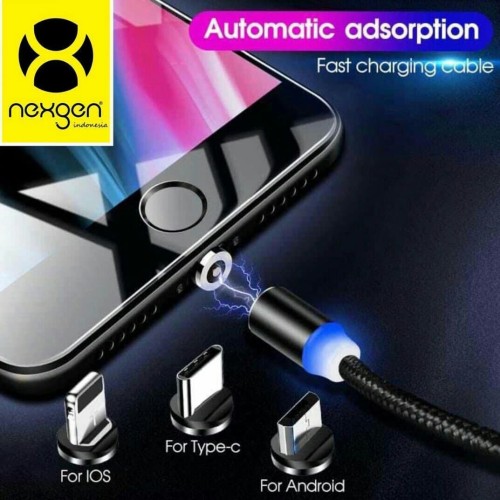 Foto Produk CABLE KABEL DATA MAGNETIC 3IN1 dari lucius acc