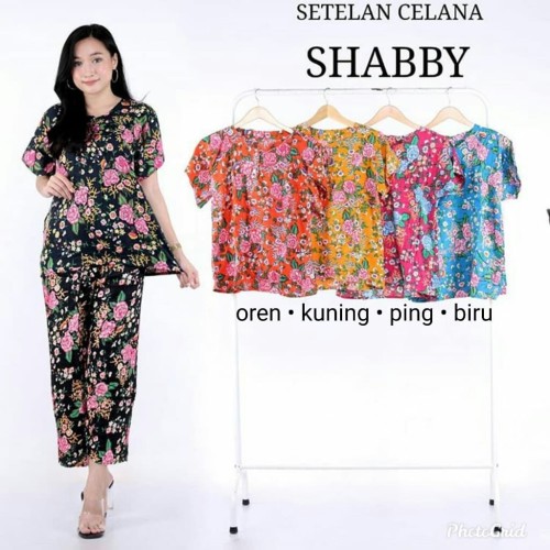 Foto Produk Setelan celana panjang / setelan piyama / babydoll / daster menyusui dari RisqianaBatik