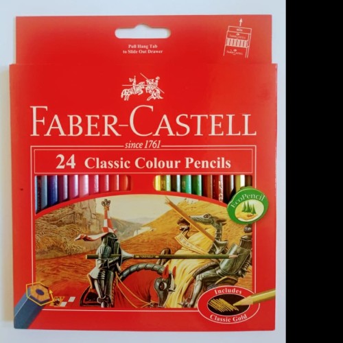 Foto Produk PENSIL 24 WARNA FABER CASTELL dari lisan shop