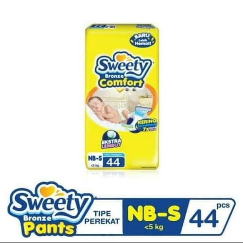 Foto Produk Sweety Bronze Comfort Newborn Popok Perekat Anak Unisex NB S - 44 pcs dari dhannya shop