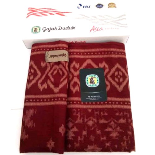 Foto Produk Sarung Tenun Dewasa Gajah Duduk Asia Kembang Dus Murah (Grosir) dari Jaya Makmur Leo