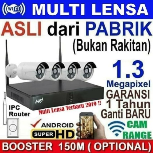 Foto Produk WIRELESS CCTV / KAMERA CCTV / CCTV / PAKET CCTV dari Keissha Shop