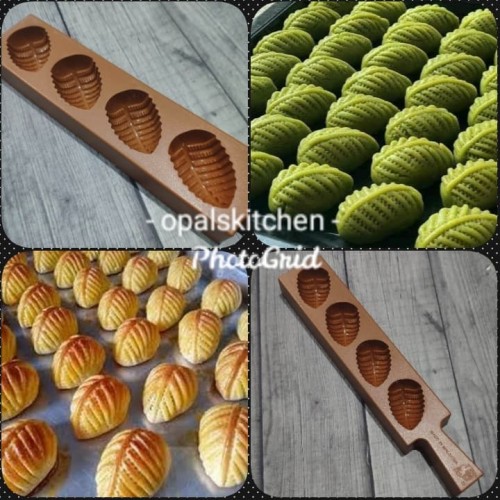 Foto Produk Cetakan Nastar Daun Kue Kering Coklat Praline Kue Tok Ku Thok Kue Satu dari Opal Baking Tools