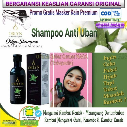 Foto Produk Orlyn Shampoo NASA - Obat Uban Rambut, Shampoo Hijab, Ketombe, Rontok dari Seller Center NASA