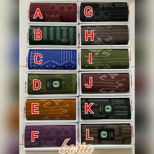 Foto Produk Sarung Gajah Duduk Asia Kembang / Sarung Tenun / Sarung dari Boria