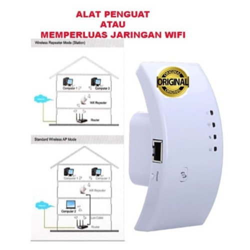 Jual ALAT PEMANCAR / Penguat Signal Wifi / Repeater Wifi Up To 300Mbps
