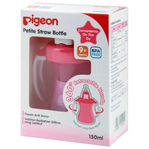 Foto Produk ORAMI - Pigeon Petite Straw Bottle 150ml - Pink dari Orami