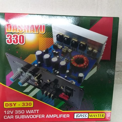 Foto Produk DSY 330 power 350watt mono block subwoofer dari hanna elec