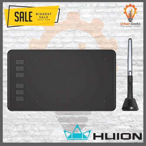 Foto Produk Huion H640 H640P Garansi 2 Tahun Ganti Unit Bonus Pen Stand dari Urban Geeks