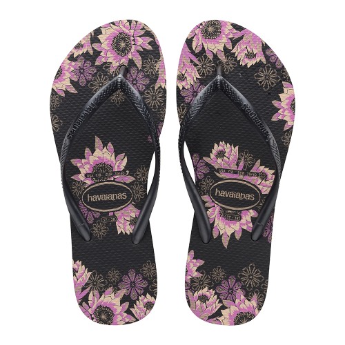 Foto Produk Havaianas Slim Organic Fc Black/Dark Grey/Rose Gold - 37-38 dari Havaianas Official Shop