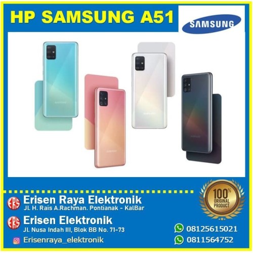 Jual SAMSUNG GALAXY A51 GARANSI RESMI SEIN 6/128 GB dan 8