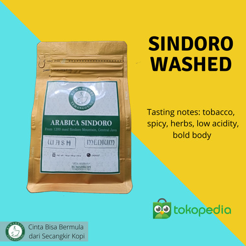 Foto Produk Kopi Arabika Sindoro Temanggung Bubuk ( 100 gram ) dari Rumah Kopi Temanggung