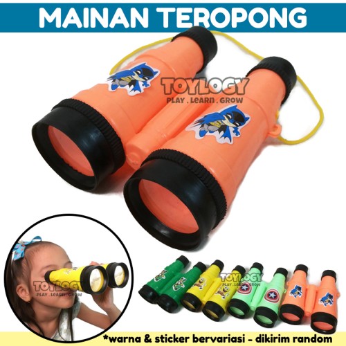 Foto Produk Mainan Anak Teropong Teropongan Binocular Telescope Zoom Kekeran dari Toylogy