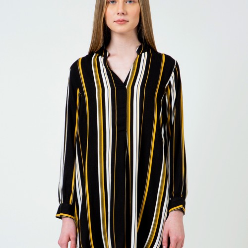 Foto Produk Colorbox Printed V-Neck Long Blouse I-Blwkey120D077 Black - Black, M dari Colorbox Indonesia