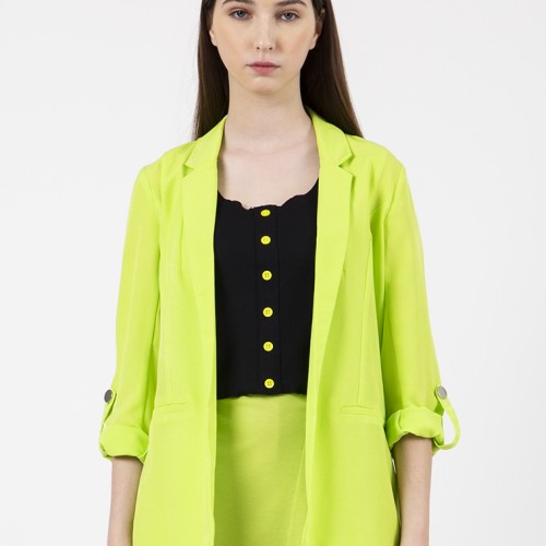 Foto Produk Colorbox Loose Blazer I Bzwkey120C073 Lime - LIME, M dari Colorbox Indonesia