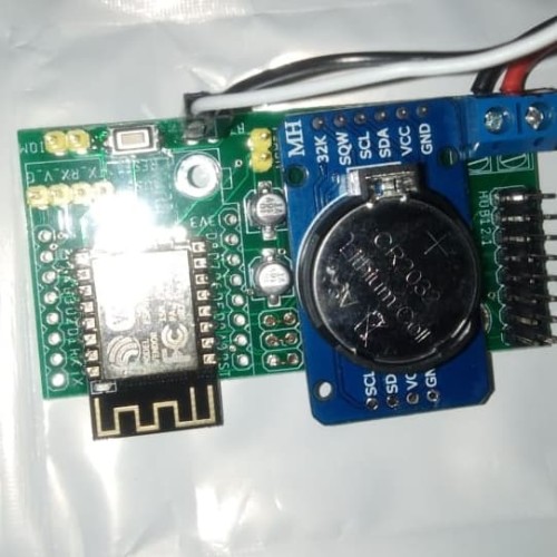 Foto Produk Controller JAM RUNNING TEXT SHOLAT - wemos new firmw dari vaping import