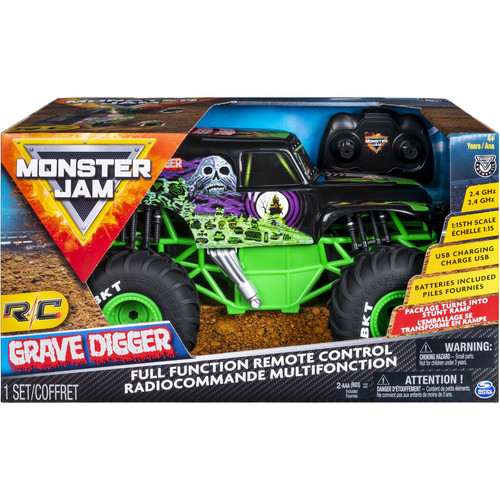 Jual HOT WHEELS MONSTER TRUCK SPIN MASTER REMOTE CONTROL RC GRAVE