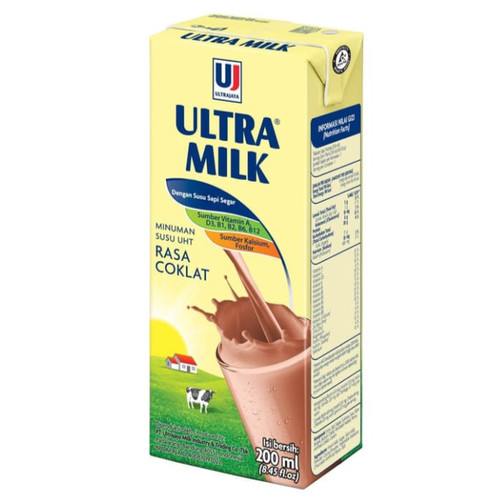 Jual susu uht coklat ultra 200 ml - COKELAT - Kota Tangerang Selatan