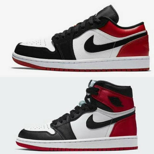 jordan 1 black red high
