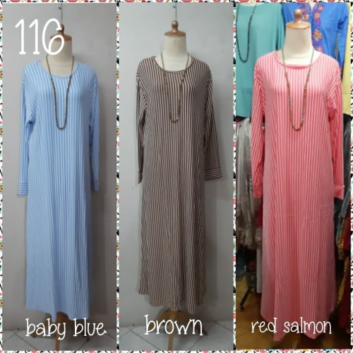 Foto Produk Gamis salur kaos babytery adem all size fit to L.xL.xxL.xxxL dari Winnie Collection