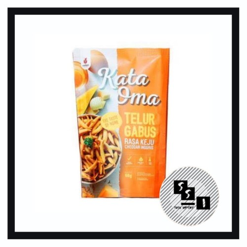 Jual Kata Oma Telur Gabus Rasa Keju / Snack Gabus Cheddar inggris 68grm