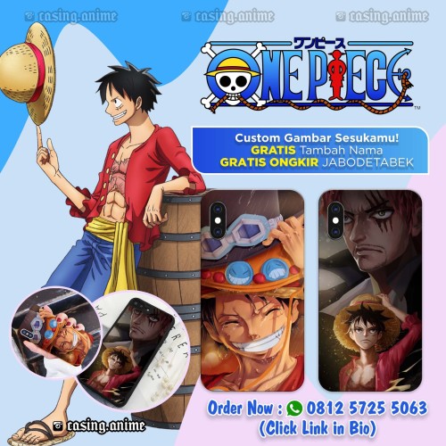 Jual Custom Case One Piece 3| Softcase Anticrack ( BISA ...