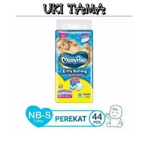 Foto Produk Pempers Mamypoko Newborn NB S44 M40 Pempers Mamypoko Perekat S M lahir - NB S44 dari uki tama