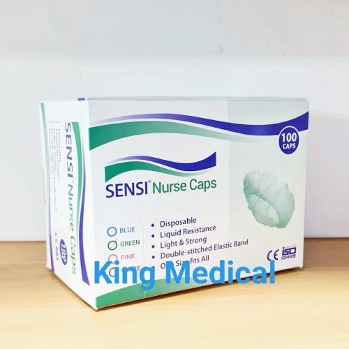Foto Produk Sensi Nurse Cap Box Hair Cap Penutup kepala Perawat-Gojek-Konfeksi dari King Medical