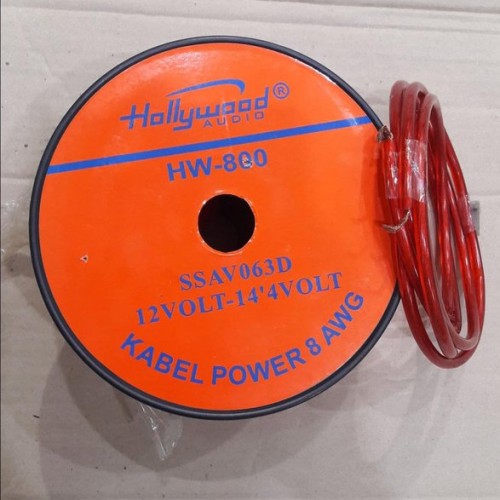 Foto Produk Best Seller Kabel Strum Audio Mobil 8Awg Hollywood dari reinastore915