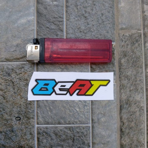 Jual Stiker Vinyl Beat Kata Thai Look Motor Helm Laptop HP