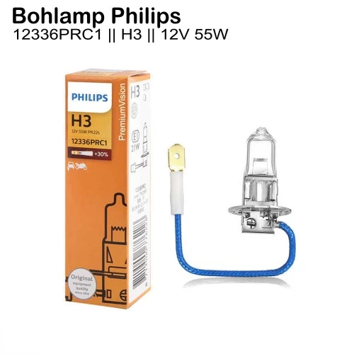 Jual Philips H3 Premium Vision 12v 55w Bohlam Lampu Mobil 12336pr Jakarta Utara Automobil Variasi Tokopedia