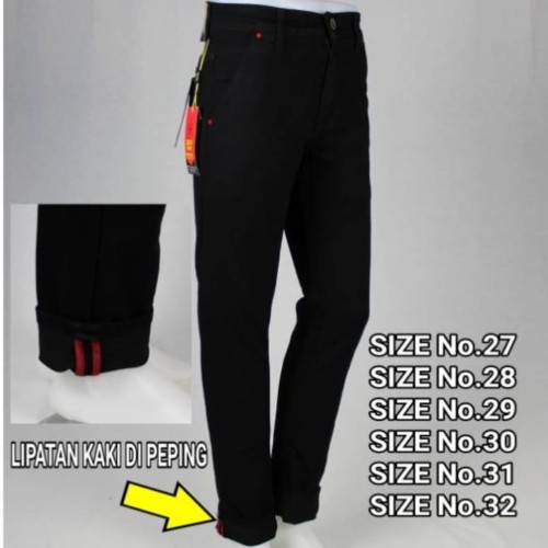Foto Produk CELANA SOFT JEANS PANJANG OXY HUGO WARNA HITAM - Hitam, 27 dari OXY HUGO grosir
