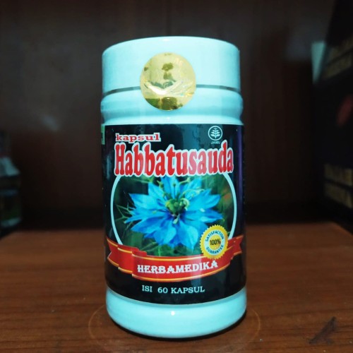 Foto Produk Kapsul Habbatusauda Herbamedika isi 60 kapsul dari Lapak Herbal Original